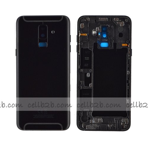Tapa Trasera Samsung A6 Plus/ A605F Negro CON LENTE