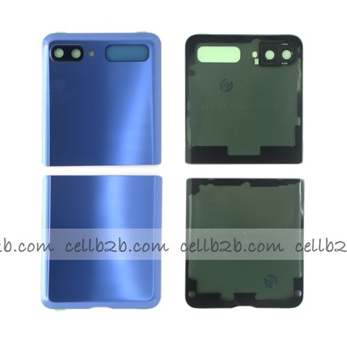 Tapa Trasera Samsung Z Flip 1 Azul ORI