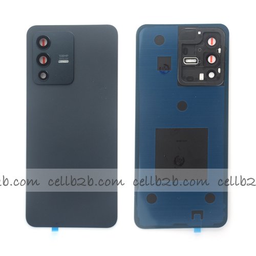 Tapa Trasera VIVO V23 5G Negra ORI CON LENTE