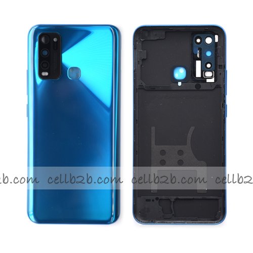 Tapa Trasera VIVO Y30 Azul (CON LENTE)