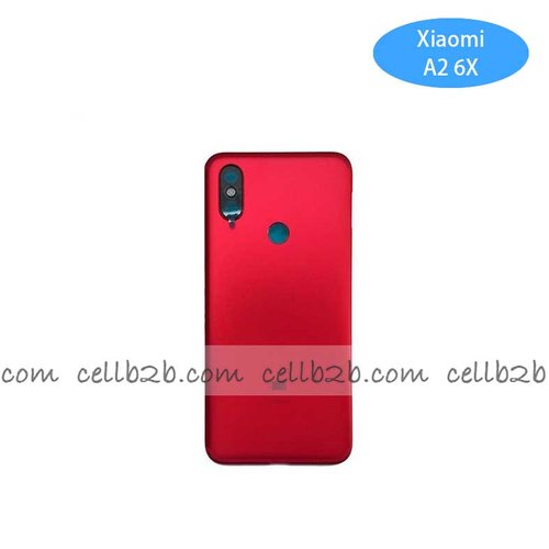 Tapa Trasera Xiaomi Mi A2/ Mi 6X Rojo CON LENTE