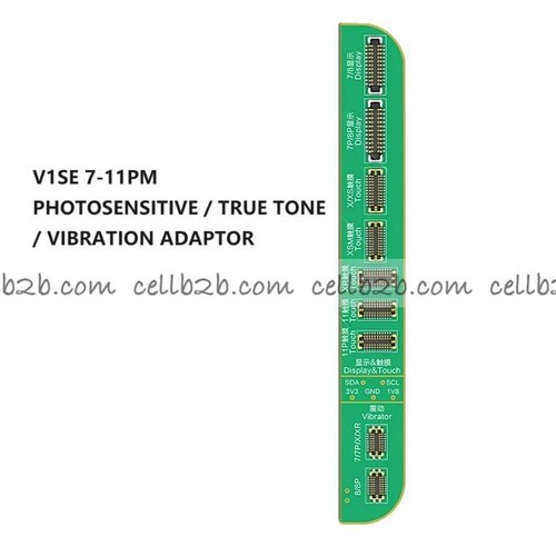 JC V1SE 7-11PM Screen Adaptador de Reparación Truetone / Adaptador de Vibración para iPhone 7G / 7P / 8G / 8P / X / XR / XS / XS Max / 11 / 11 Pro / 11 Pro Max