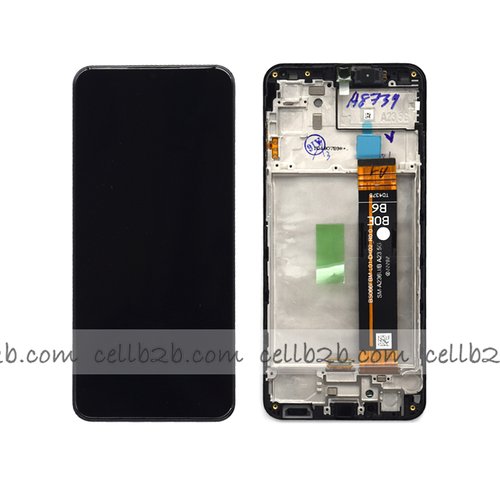 *Pantalla Samsung Galaxy A23 5G A236B Negra CON MARCO Original LCD+Táctil SERVICE PACK