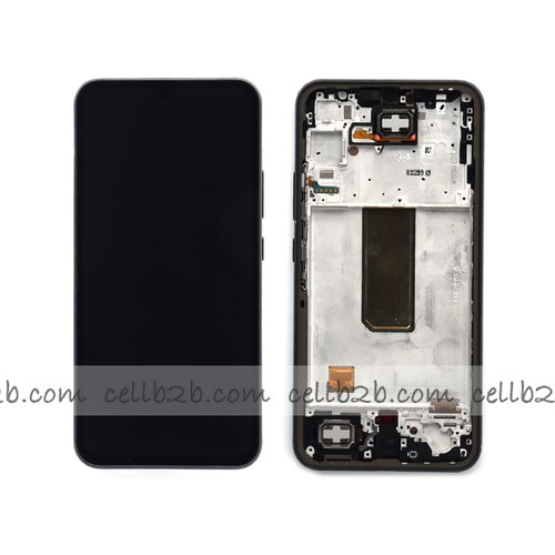 *Pantalla Samsung Galaxy A34 5G A346B Negra CON MARCO Original LCD+Táctil SERVICE PACK