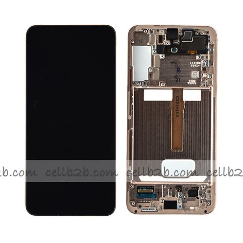 *Pantalla Samsung Galaxy S22 Plus S906 Oro Rosado CON MARCO Original LCD+Táctil SERVICE PACK