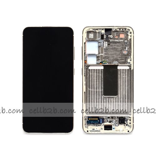 *Pantalla Samsung Galaxy S23 S911 Beige CON MARCO Original LCD+Táctil SERVICE PACK