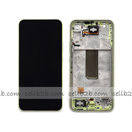 *Pantalla Samsung Galaxy A34 5G A346B Verde CON MARCO Original LCD+Táctil SERVICE PACK