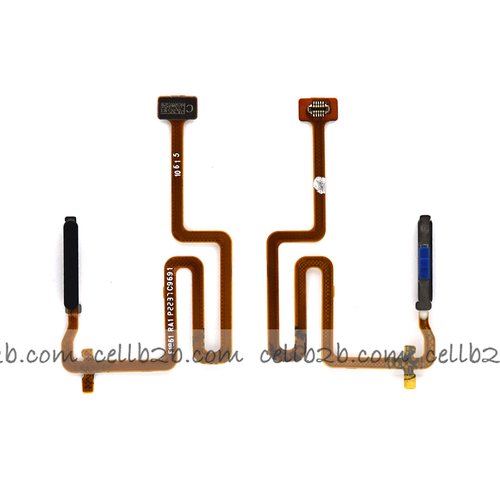 Cable Flex con Lector de huella para Realme C35 Negro