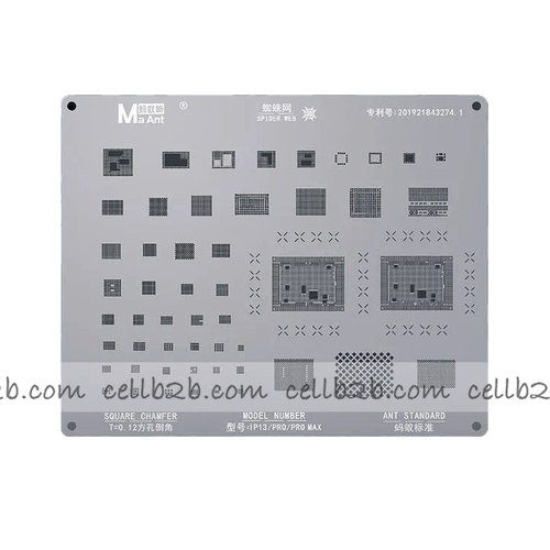 Plantilla Metalica de Chip IC para Apple iPhone 12 / 12 Mini / 12 Pro / 12 Pro Max
