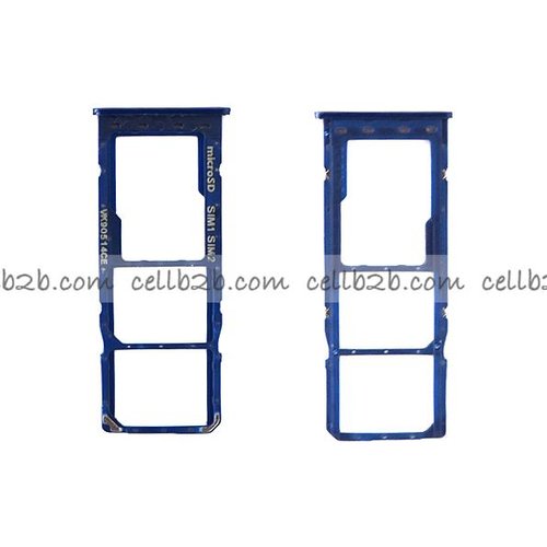 Bandeja de Dual SIM para Samsung A10 A105F Azul