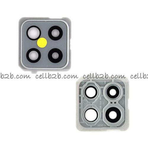 Cristal Cámara + Marco para Samsung A42 5G A426B Gris