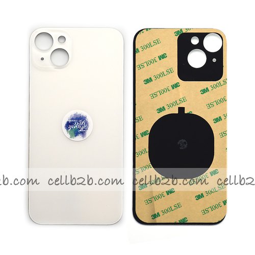 Tapa Trasera Cristal para iPhone 14 Plus Blanca
