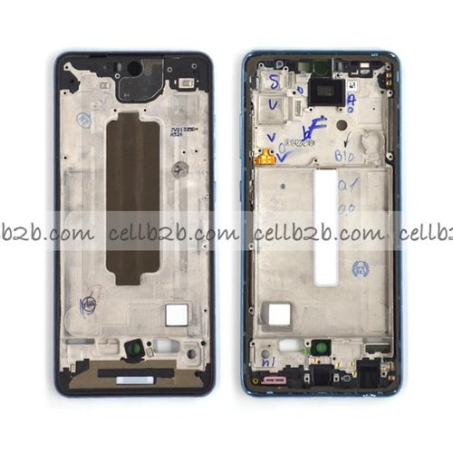 Carcasa Frontal/Central para Samsung A52 4G A525F / A52 5G A526B Azul