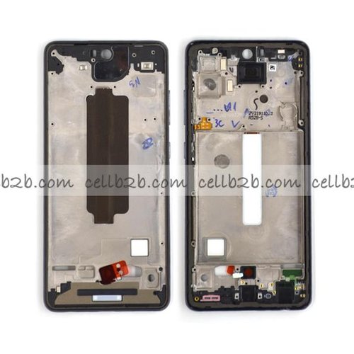Carcasa Frontal/Central para Samsung A52S 5G A528B Negra