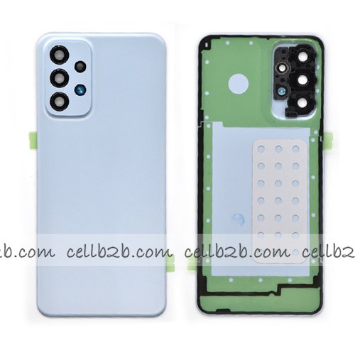 Tapa Trasera para Samsung A23 5G A236B Azul CON LENTE
