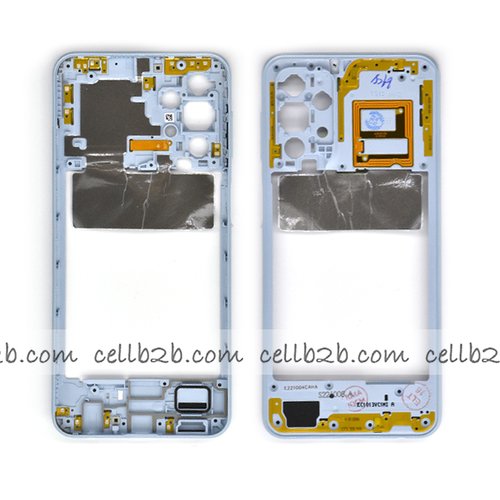 Carcasa Intermedia para Samsung A23 5G A236B Azul