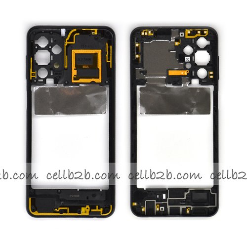 Carcasa Intermedia para Samsung A23 5G A236B Negra