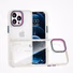Funda Transparente con Marco de Cámara Multicolor Para iPhone 12 Pro Max 6.7 - 1
