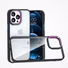 Funda Transparente con Marco de Cámara Multicolor Para iPhone 12 Pro Max 6.7