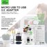 Ellietech AD207 Adaptador Micro A USB 3.0 - 1