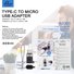 Ellietech AD301 Adaptador Tipo C a Micro USB - 1