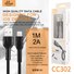 Ellietech CC302 Cable de Dato iOS Lightning  2A 1M - 1