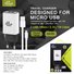 Ellietech CD101 Cargador para Móvil de Micro y Tabletas, 1M, 2.1A 2USB - 1