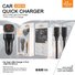 Ellietech CR210 Cargador para Coche iOS iPhone 20W
