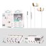 Ellietech AT222 Auriculares in-ear Jack 3.5mm 24UNIDADES