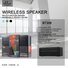 *Ellietech BT306 Altavoz Bluetooth 3Wx2, USB/TF/FM