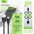 Ellietech CC102 Cable de Dato Lightning Para iOS 1M - 2