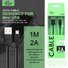 Ellietech CC105 Cable de Dato Mini USB 2A 1M - 1