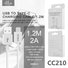 Ellietech CC210 Cable de Dato para Tipo C 1.2M 2A