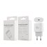 Ellietech CD402 Cargador Casa De Entrada Tipo C Sin Cable 20W