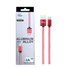 Ellietech CM101 Cable de Dato Aluminio Micro USB 2A 1.0M - 1