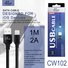 Ellietech CW102 Cable de Dato Lightning para iOS Dispositivos 1M 2A - 2