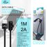 Ellietech CW208 Cable de Dato Lightning Recarga + Adaptador Audio para iOS Dispositivo 1.0M - 1