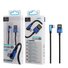 Ellietech CW301 Cable Aluminio Carga Rapida de 2.4A para Micro USB de 90 grados