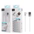 Ellietech CW302 Cable Aluminio Carga Rapida de 2.4A para iPhone iOS Lightning de 90 grados
