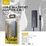 Ellietech HB203 3.0 USB-C Multipuerto Adaptador 4 en 1 HDMI, USBx2 , TIPO C - 1