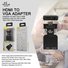 Ellietech HV101 Adaptador Video VGA a HDMI - 1