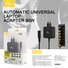Ellietech NC203 Universal Alimentador Automatico 90W, 6A,8Clavijas - 1