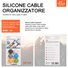 Ellietech SE102 Organizador de Cable para 2 Cables - 1