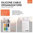 Ellietech SE104 Organizador de Cable para 3 Cables - 1
