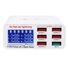 SUNSHINE SS-304Q Cargador Rápido Inteligente de 6 Pueros